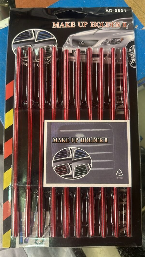 Car air-conditioning grill moulding for decorating ,Car AC Decor Strip Only Red colour - Image 5