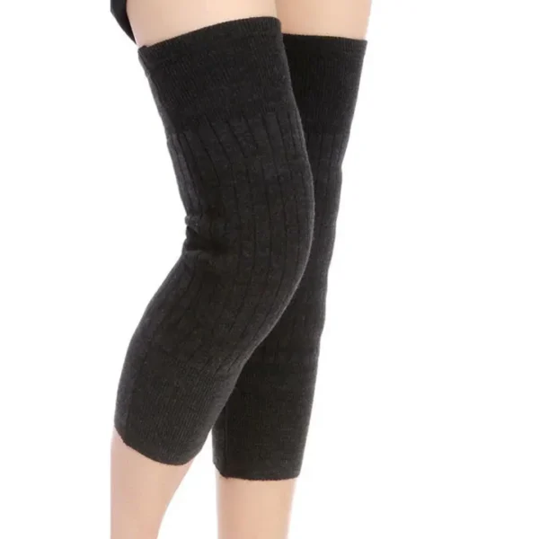 Winter Warm Knee Pads for Men And Women - Wool Material, Hand Washable, Elastic, No Feathers - Image 3