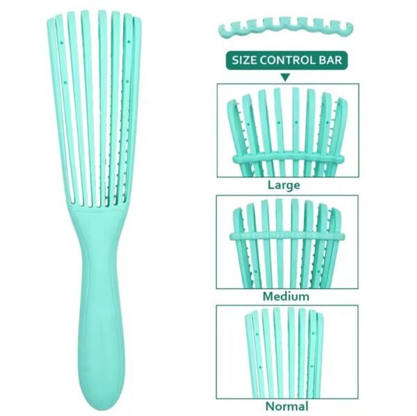 Detangling Hair Brush Scalp Massage Hair Comb for Women Dry Wet Curly Hair Black Natural Hair Detangler Hairbrush - Image 4