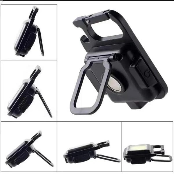Multifunction 500 Lumens Mini Pocket COB LED Portable Keychain Light (metal body ) - Image 6