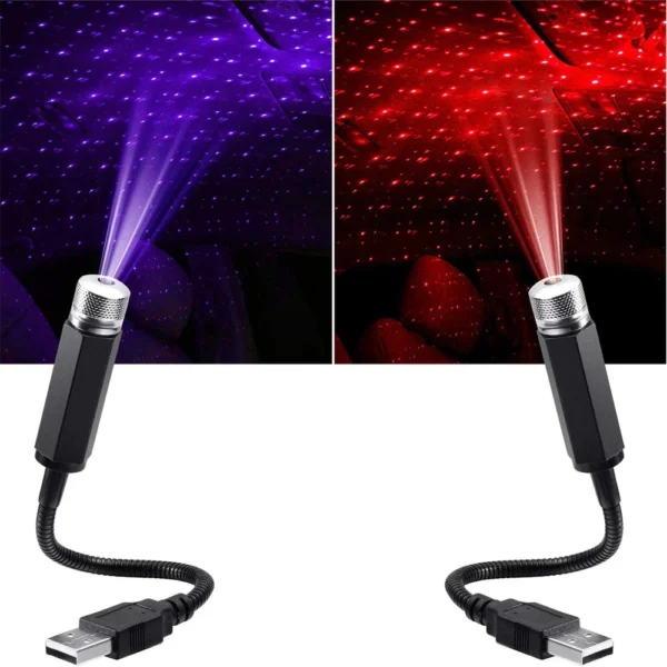 Led Galaxy Star Light | Starry Laser Projector Night Light For Home & Car Roof Decoration - Image 5