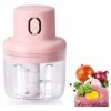 (250ml) Single Bowl USB Rechargeable Mini Grinder Food Chopper