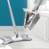 X Mop Manual Extrusion Hand-free Flat Squeeze Mop X-Type Microfiber Squeezing Twist Mop Household Cleaning Tool