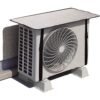 Ac Outdoor Unit Protector Heat Insulation Sunlight Shade Protector from Dust With Adjustable Buckle Rain Cover Air Conditioner Cover (35 inches)