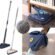 Extendable Triangle Mop 360 Twist Squeeze Window Glass Toilet Bathroom Floor Household Cleaning Ceiling Dusting (Random color)