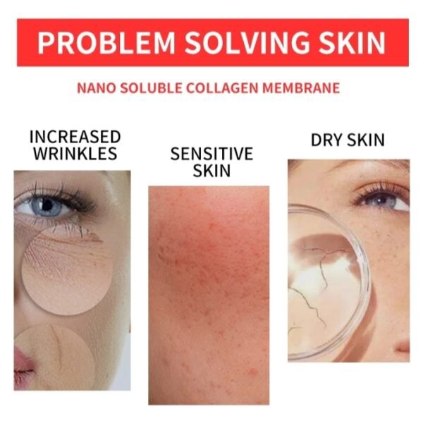 Collagen dissolving Mask for Korean glass skin | collagen filler collagen instant facial mask (Without Box)|pack of 2 - Image 2