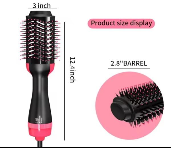 One Step 2 in 1 Hair Dryer & Brush (Dryer + Styler) Brush for Fast Drying, Straightening, Curling - Image 4