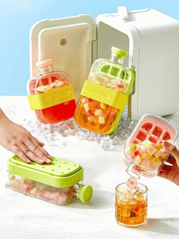 My Crush Cup Ice Cube Tray, Water Bottle Ice Cube Tray, Cool Summer Ice Cube Cup, Upgraded Ice Cube Bottle, Reusable Press-to-Cold Ice Cube Hydration - 500ml - Random Color - Image 7