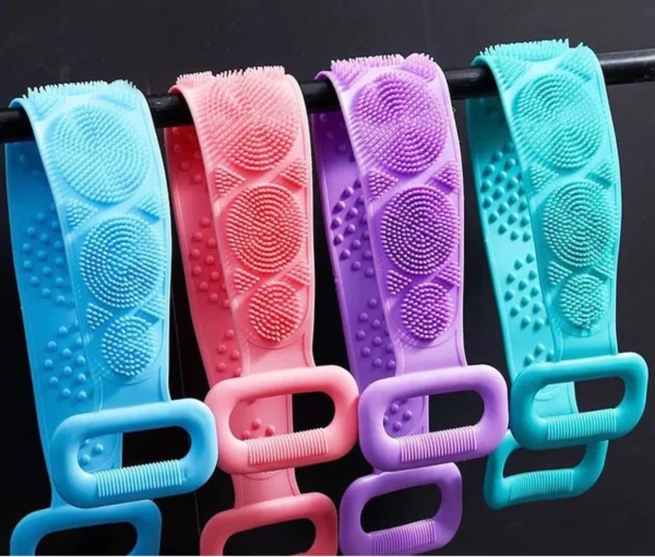 Double Side Bath Towel Scrubber - Random Color
