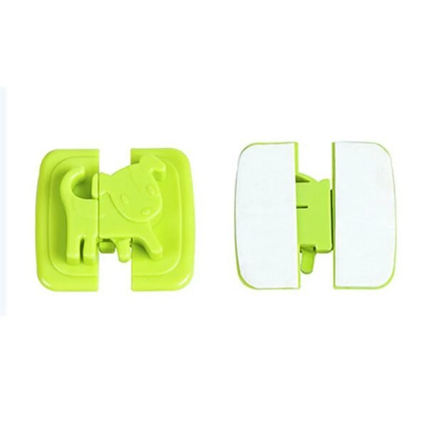 01 PCs Cute Dog Shape Cartoon Cabinet Door Child Safe Lock Refrigerator Toilet Baby Safety Tools | Refrigerator Lock | Lock For Cabinet - Random Color - Image 14