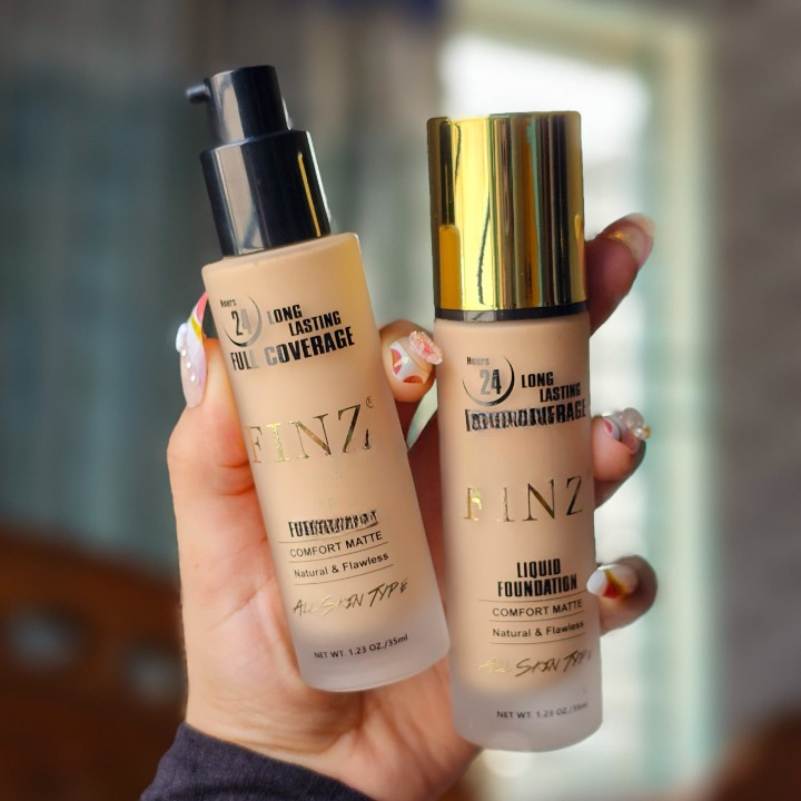 FINZ 24 Hours Long Lasting Full Coverage Liquid Foundation - Image 4