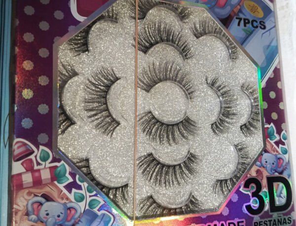 3D Eyelashes 7 pcs Eyelashes for beautiful eyes - Image 9