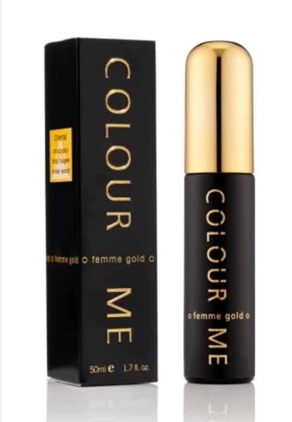 COLOUR ME Perfume Gold Femme 50 ML | Best Quality Fragrance For Men & Women - Image 3